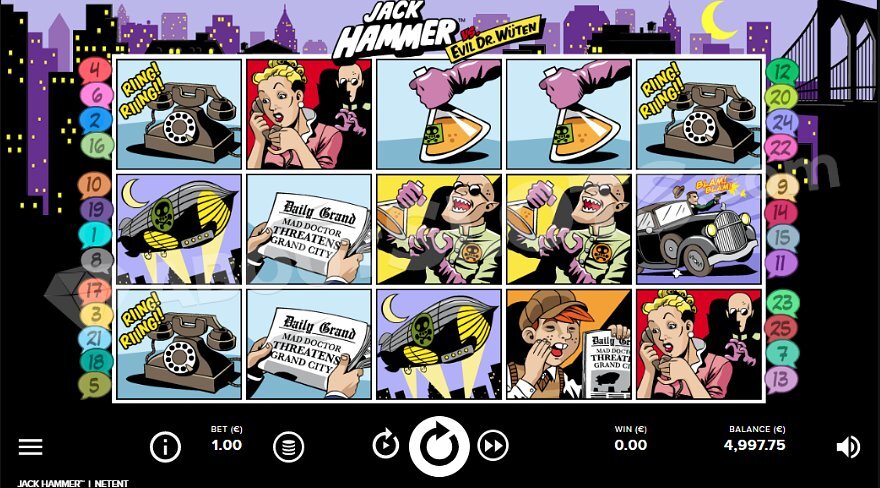 Jack Hammer casino game