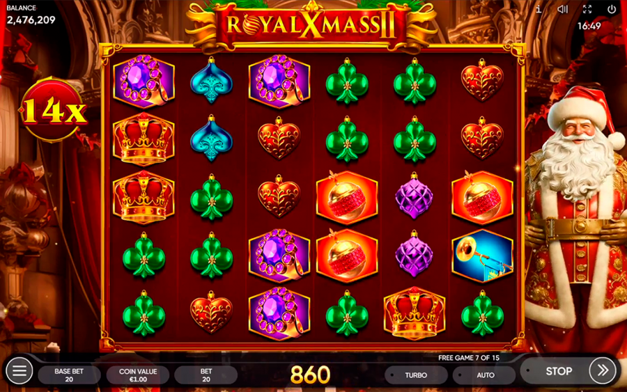 Royal XMass 2 مراجعة لعبة القمار